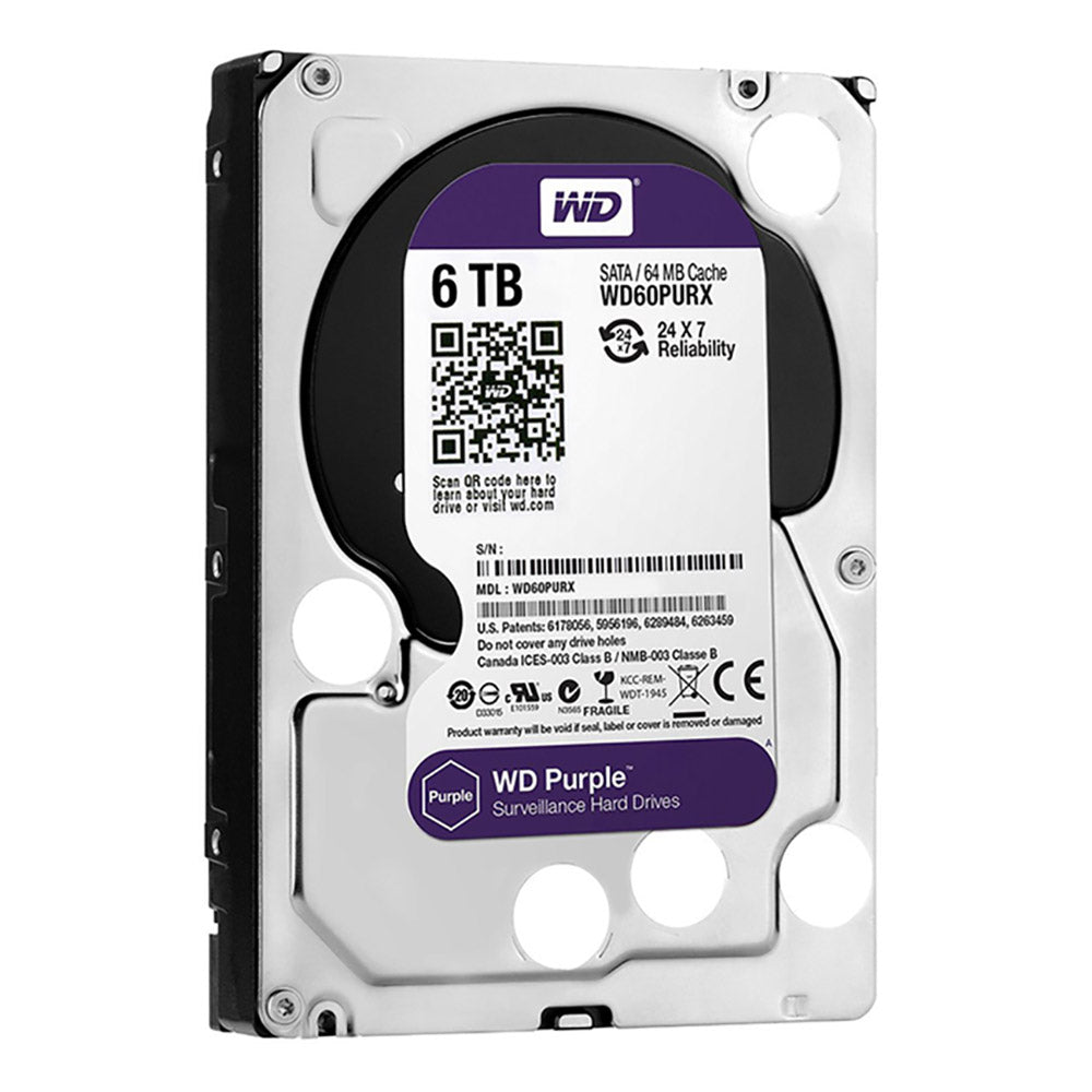 WD Purple Internal Hard Drive 3.5 Inch 6TB (4765655793764) WD Purple Internal Hard Drive 3.5 Inch 6TB (4765655793764)